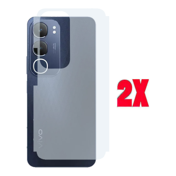 (2-Pack) Carbon Fiber Back Matte Film for Vivo Y19s Pro - Image 2