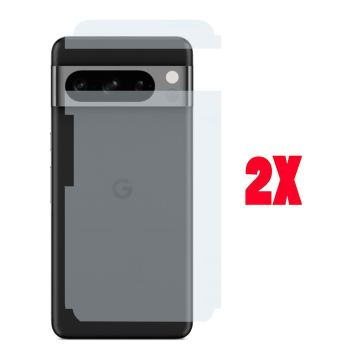 (2-Pack) Google Pixel 8 Pro Back Protector Carbon Fiber Matte Sheet - Image 2