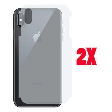 (2-Pack) iPhone XS Max Carbon Fiber Back Skins - Anti-Scratch Sheet - Image 2