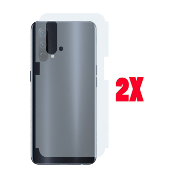 (2-Pack) OnePlus Nord CE 5G Back Protector Carbon Fiber Matte Sheet - Image 2