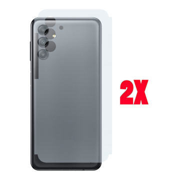 (2-Pack) Samsung A04s Back Protector Carbon Fiber Matte Sheet - Image 2