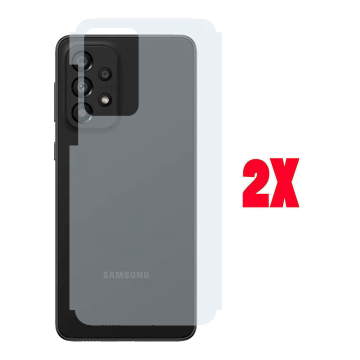 (2-Pack) Samsung A33 5G Back Protector Carbon Fiber Matte Sheet - Image 2