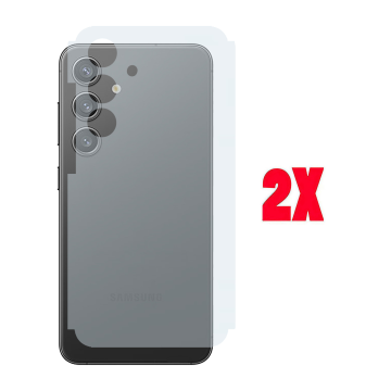 (2-Pack) Samsung S24 Back Protector Carbon Fiber Matte Sheet - Image 2