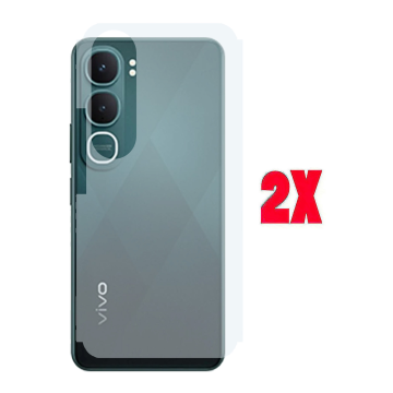 (2-Pack) Vivo Y21D Back Protector Carbon Fiber Matte Sheet - Image 2