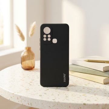 Premium European Black Plain Case for Infinix Hot 11s