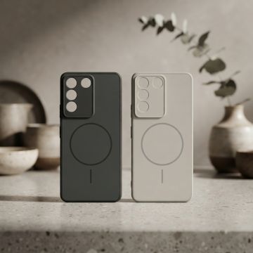 Vivo V27e Luxury Magsafe Style Hard Edges Shockproof Cover