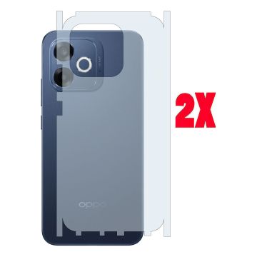 Oppo a6s Pro Carbon Fiber Back Matte Film Anti-Scratch Soft Skin - 2Pcs 