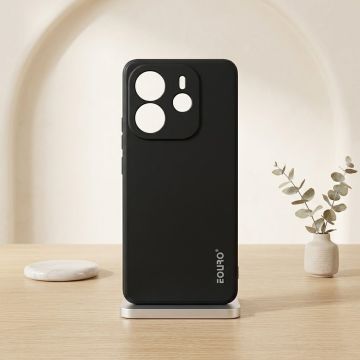 Premium European Black Plain Case for Xiaomi Redmi Note 14
