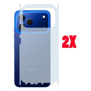 (2-Pack) Carbon Fiber Back Matte Film for Tecno Spark 50