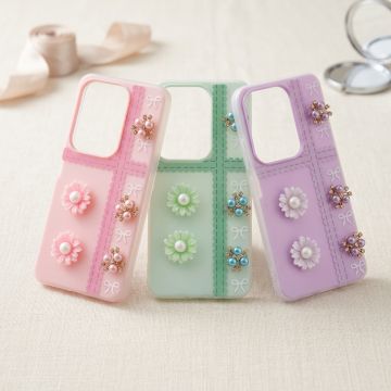 Vivo Y29 Fancy Flower Stone Beautiful Floral Back Cover