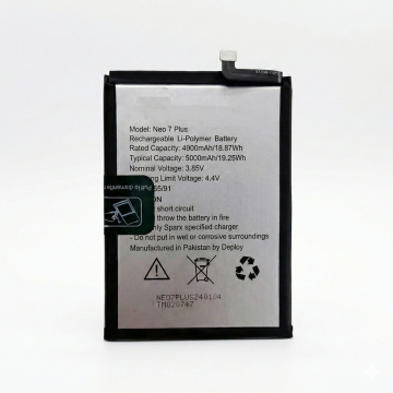Original Brand Battery For Sparx Neo 7 Plus 5000 mAh Official Replacement