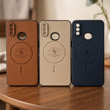 Multicolor Polo Racquet Leather Skin for Samsung A10s Protection