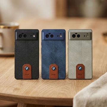 Google Pixel 6 Premium Leather Case with BMW Emblem
