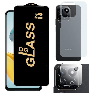 3-in-1 Full Protection for Honor X7c: HD + Matte + Camera