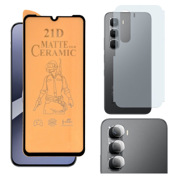 3-in-1 360 Bundle for Infinix Hot 60 Pro: Ceramic + Matte Camera - Image 2