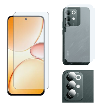 3-in-1 360 Bundle for Realme C85: Gorilla + Matte Camera - Image 2