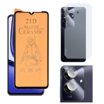 3-in-1 360 Bundle for Realme Note 60: Ceramic + Matte Camera - Image 2