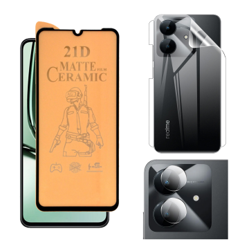 3-in-1 360 Bundle for Realme Note 60X: Ceramic + Jelly Camera - Image 2