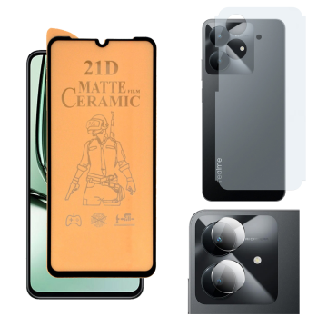 3-in-1 360 Bundle for Realme Note 60X: Ceramic + Matte Camera - Image 2