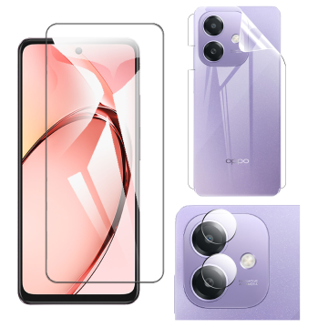 3-in-1 360 Clear Bundle for Oppo A5i : Polish + Jelly Camera - Image 2
