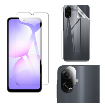 3-in-1 360 Clear Bundle for Samsung A07 : Polish + Jelly Camera - Image 2