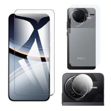 3-in-1 360 Matte Bundle for Poco F7 Pro : Polish + Camera - Image 2