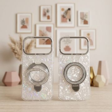 iPhone 17 Pro Max Ladies MagSafe Crystal Glitter Case for Women