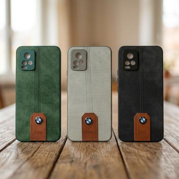 Vivo V20 Premium Leather Case with BMW Emblem