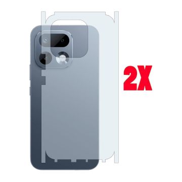 Realme 16 Pro Carbon Fiber Back Matte Film Anti-Scratch Soft Skin - 2Pcs 