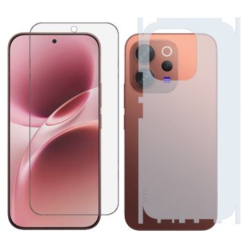 2-in-1 360 Pack for Vivo V70: Gorilla Glass + Back Matte