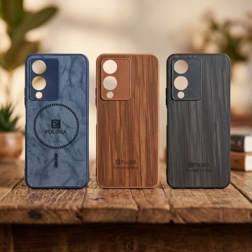 Top Rated Puloka Leather Case for Vivo Y17s