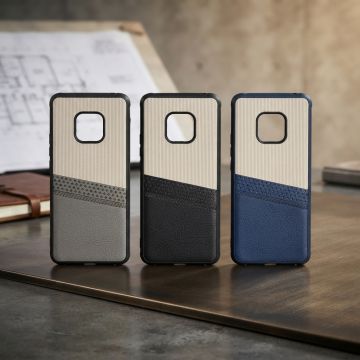 Huawei Mate 20 Pro Case Multicolor Dual Tone Premium Soft Leather Back Cover