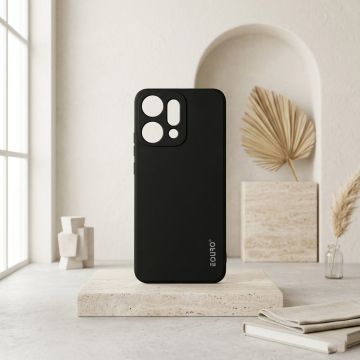 Premium European Black Plain Case for Oppo Reno 14 Pro