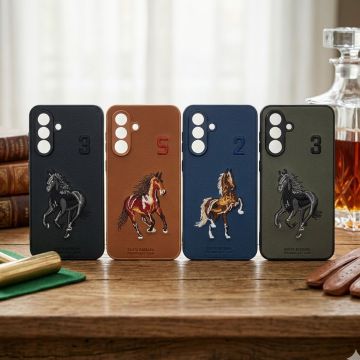 Urban Polo Leather Back Cover for Samsung A36 Multicolor Lightweight Case