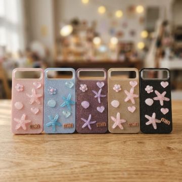 Premium Quality Glitter Starfish Ladies Case For Infinix Smart 10 Plus