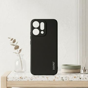 Premium European Black Plain Case for Oppo Reno 14