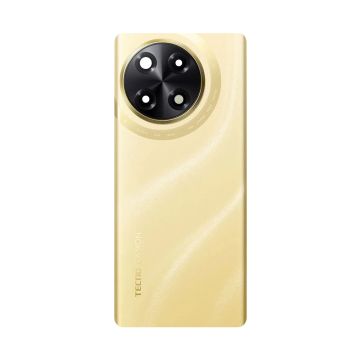 Tecno Camon 30s Plastic Back Housing with Camera Lens - Golden
