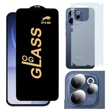 3-in-1 Full Protection for Oppo Reno 15F: HD + Matte + Camera