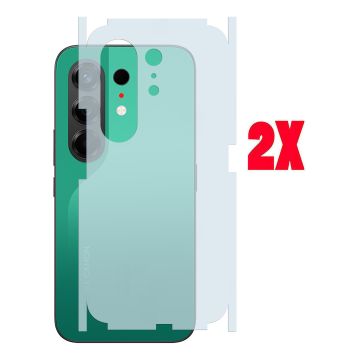 (2-Pack) Carbon Fiber Back Matte Film for Tecno Camon 50