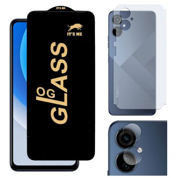 3-in-1 Full Protection for Tecno camon 19 neo: HD + Matte + Camera