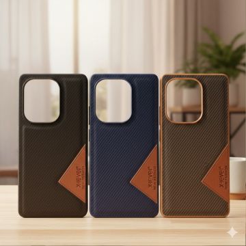 Premium Soft-Touch Leatherette Back Cover for Xiaomi Redmi Note 13 Pro - Multicolor Edition