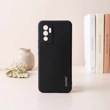 Premium European Black Plain Case for Vivo V23e