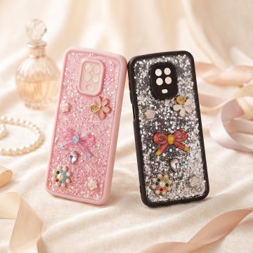 Stylish Multicolor Glitter Premium Phone Case For Xiaomi Redmi Note 9s