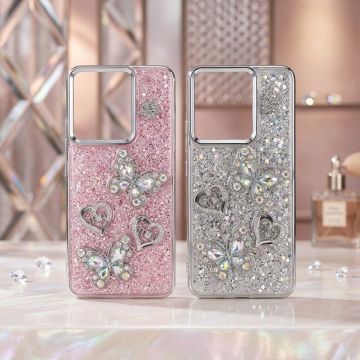 Ultimate Vivo V60 Lite Butterfly Glitter Accessory for Modern Women