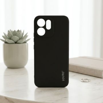 Premium European Black Plain Case for Oppo Reno 14F