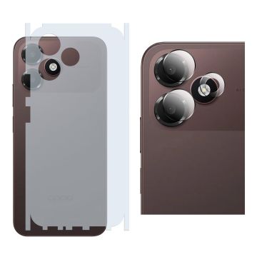 2-in-1 Back Matte Bundle for Oppo A6c: Matte + Camera