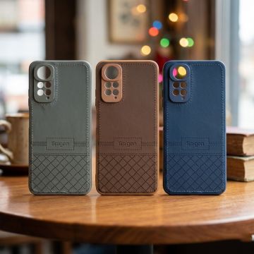 Xiaomi Redmi Note 11 Ergonomic Leather Texture Case Premium Handheld Experience