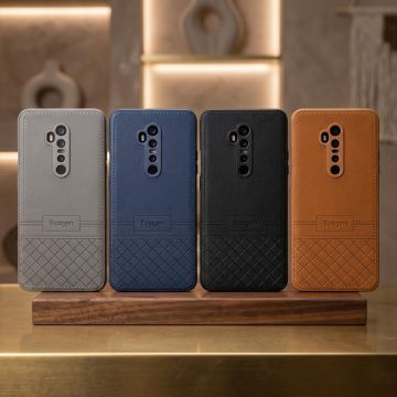 OnePlus 7 Pro Ergonomic Leather Texture Case Premium Handheld Experience