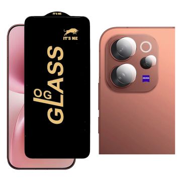 2-in-1 Protection for Vivo V70: HD Glass + Camera Protector