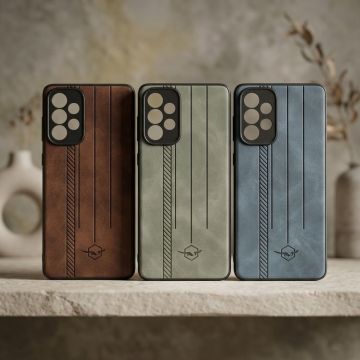 Samsung A73 Refined Leather Texture Daily Essentials Back Cover